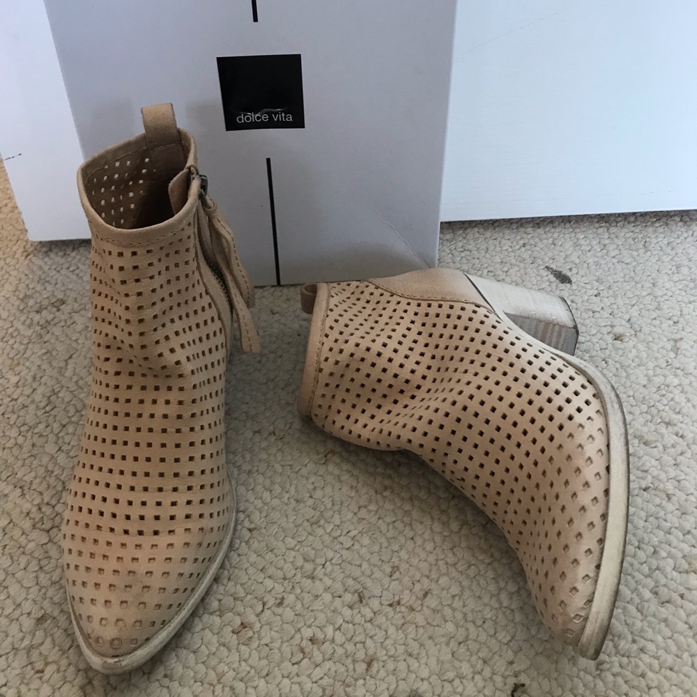 Sand/Beige Dolce Vita Booties